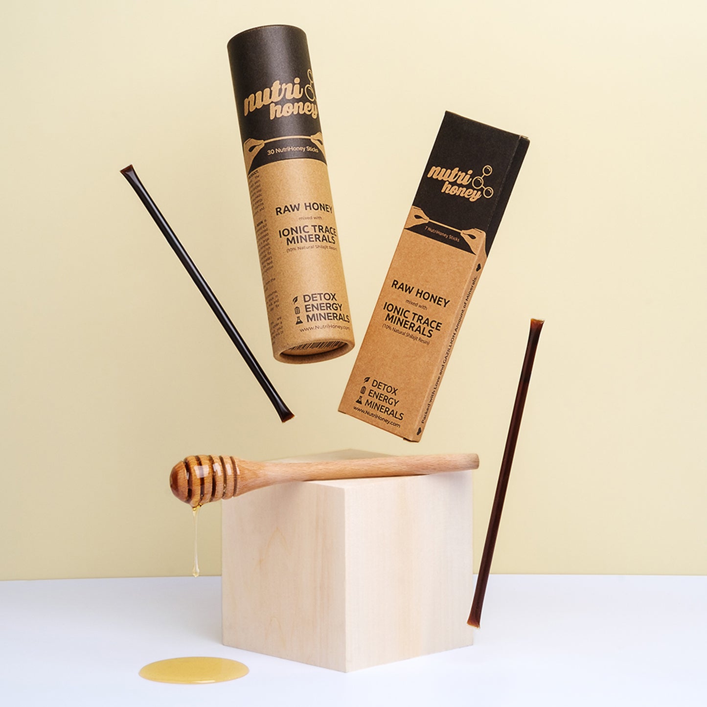 NutriHoney (7 Sticks) - Mix of Natural Shilajit Resin & Raw Honey