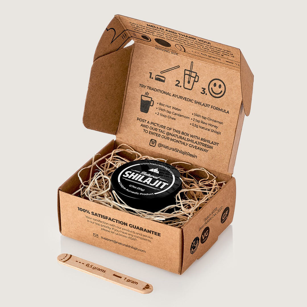 Natural Shilajit Resin (20 Grams)