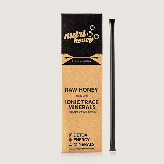 NutriHoney Sample (7 Sticks) - Mix of Natural Shilajit Resin & Raw Honey